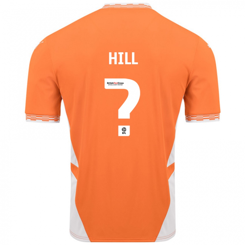 Dětské Tyler Hill #0 Oranžová Bílá Domů Hráčské Dresy 2024/25 Dres