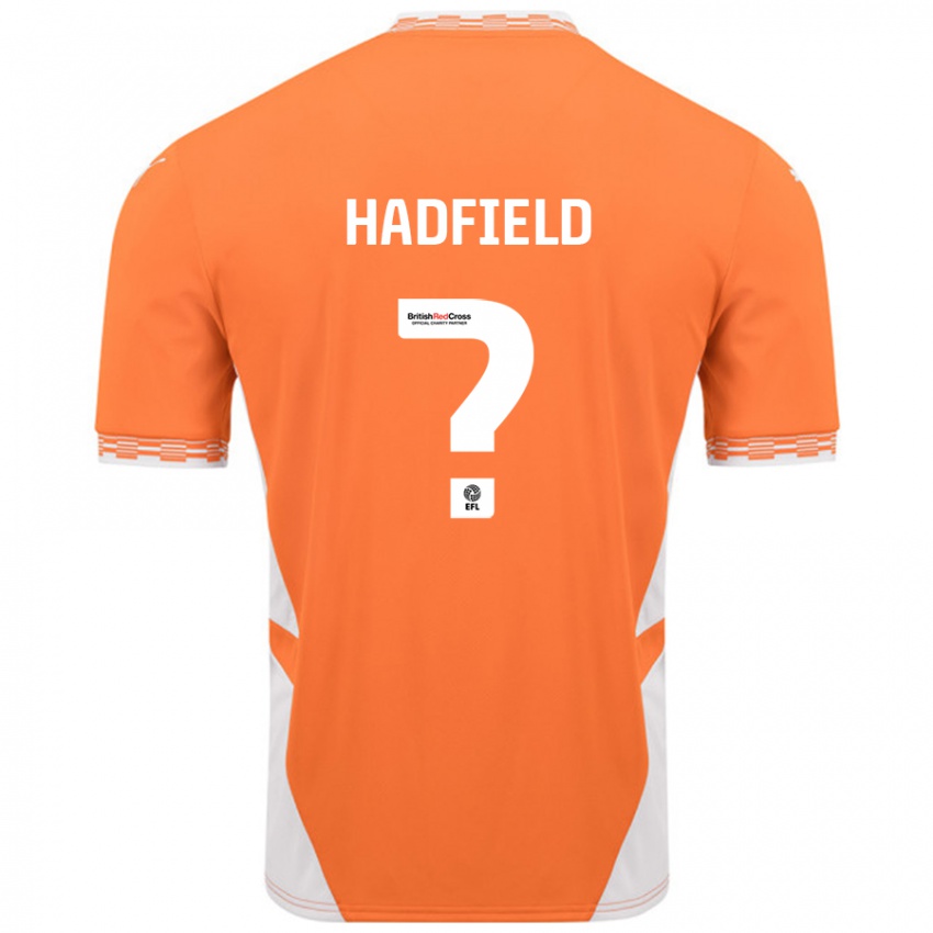 Dětské Milly Hadfield #0 Oranžová Bílá Domů Hráčské Dresy 2024/25 Dres