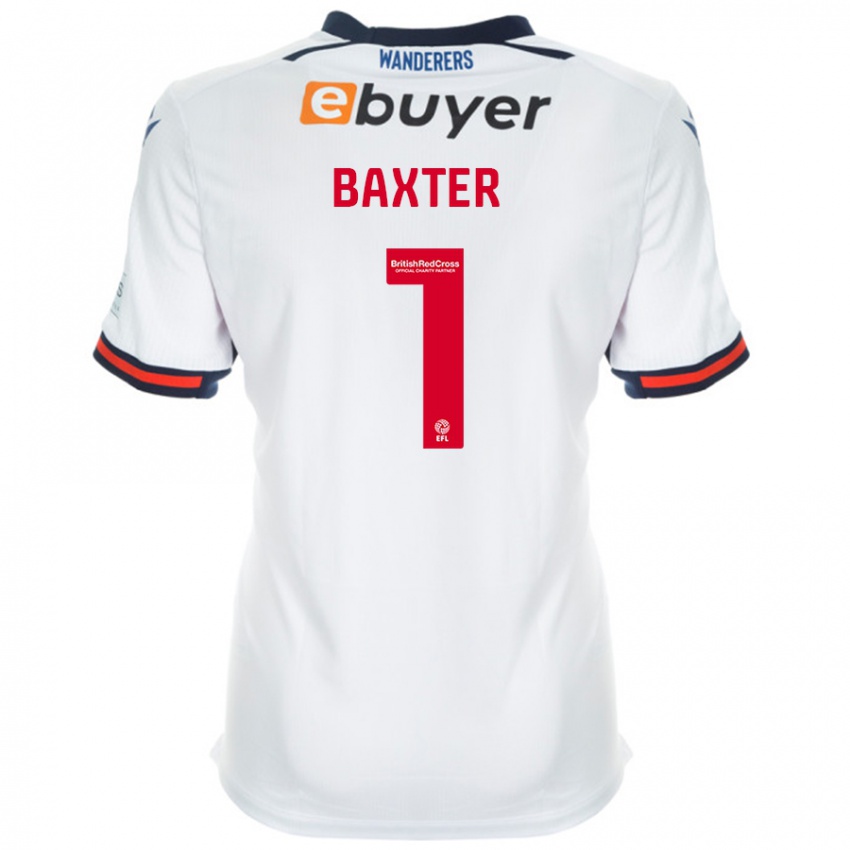 Dětské Nathan Baxter #1 Bílý Domů Hráčské Dresy 2024/25 Dres