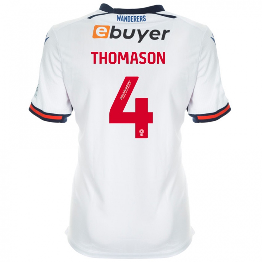 Dětské George Thomason #4 Bílý Domů Hráčské Dresy 2024/25 Dres