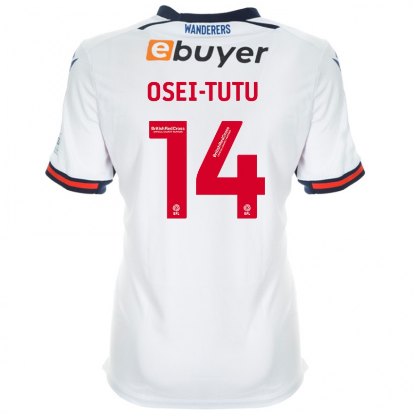 Dětské Jordi Osei-Tutu #14 Bílý Domů Hráčské Dresy 2024/25 Dres