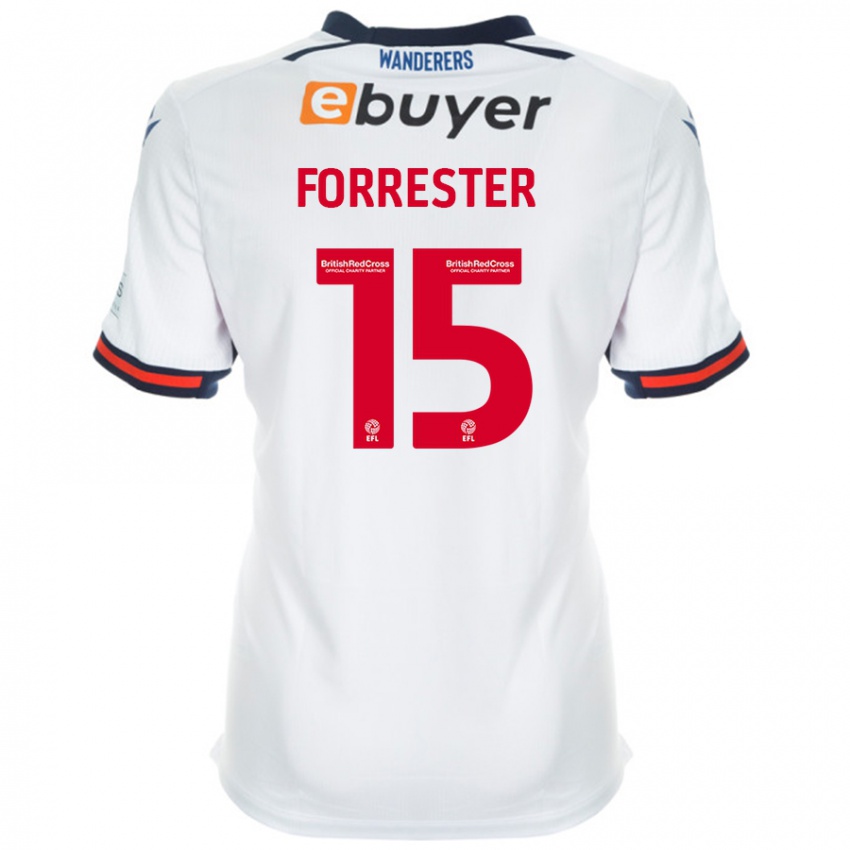 Dětské Will Forrester #15 Bílý Domů Hráčské Dresy 2024/25 Dres