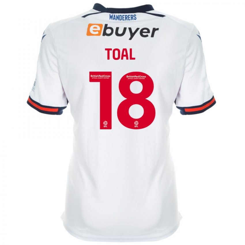 Dětské Eoin Toal #18 Bílý Domů Hráčské Dresy 2024/25 Dres