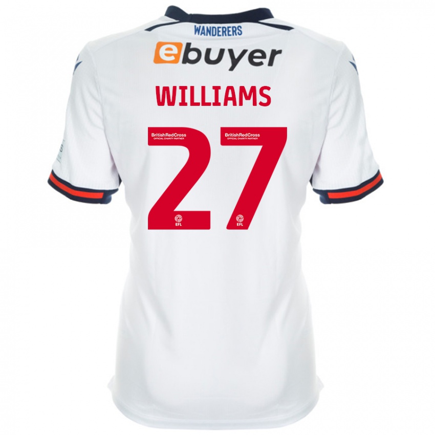 Dětské Randell Williams #27 Bílý Domů Hráčské Dresy 2024/25 Dres