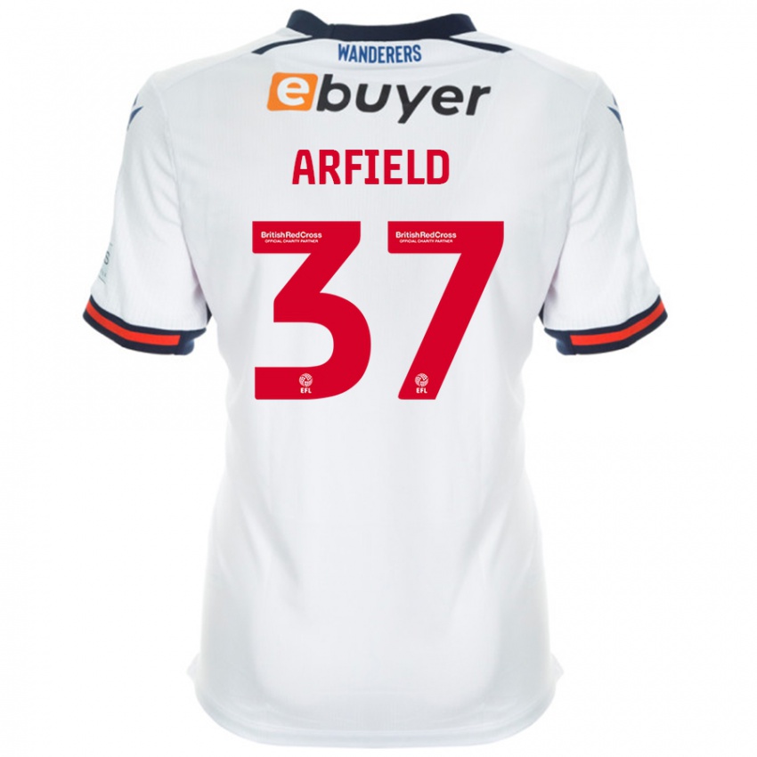 Dětské Scott Arfield #37 Bílý Domů Hráčské Dresy 2024/25 Dres