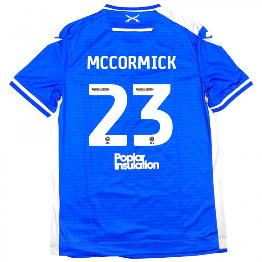 Dětské Luke Mccormick #23 Modrá Bílá Domů Hráčské Dresy 2024/25 Dres