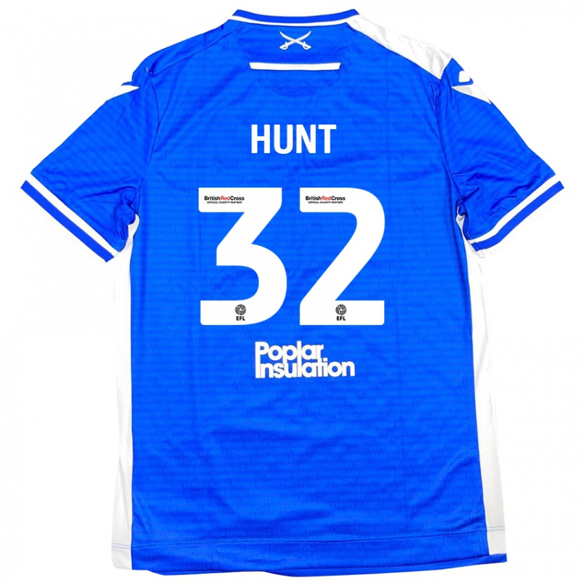 Dětské Jack Hunt #32 Modrá Bílá Domů Hráčské Dresy 2024/25 Dres