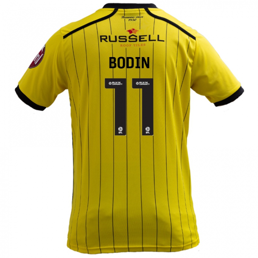 Dětské Billy Bodin #11 Žluť Domů Hráčské Dresy 2024/25 Dres