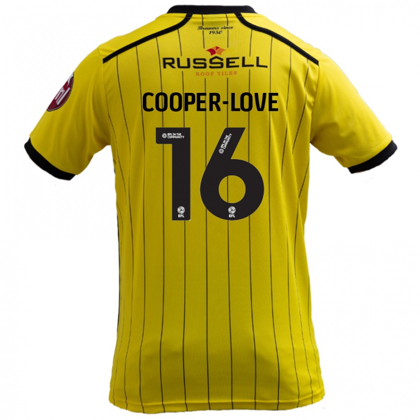 Dětské Jack Cooper-Love #16 Žluť Domů Hráčské Dresy 2024/25 Dres