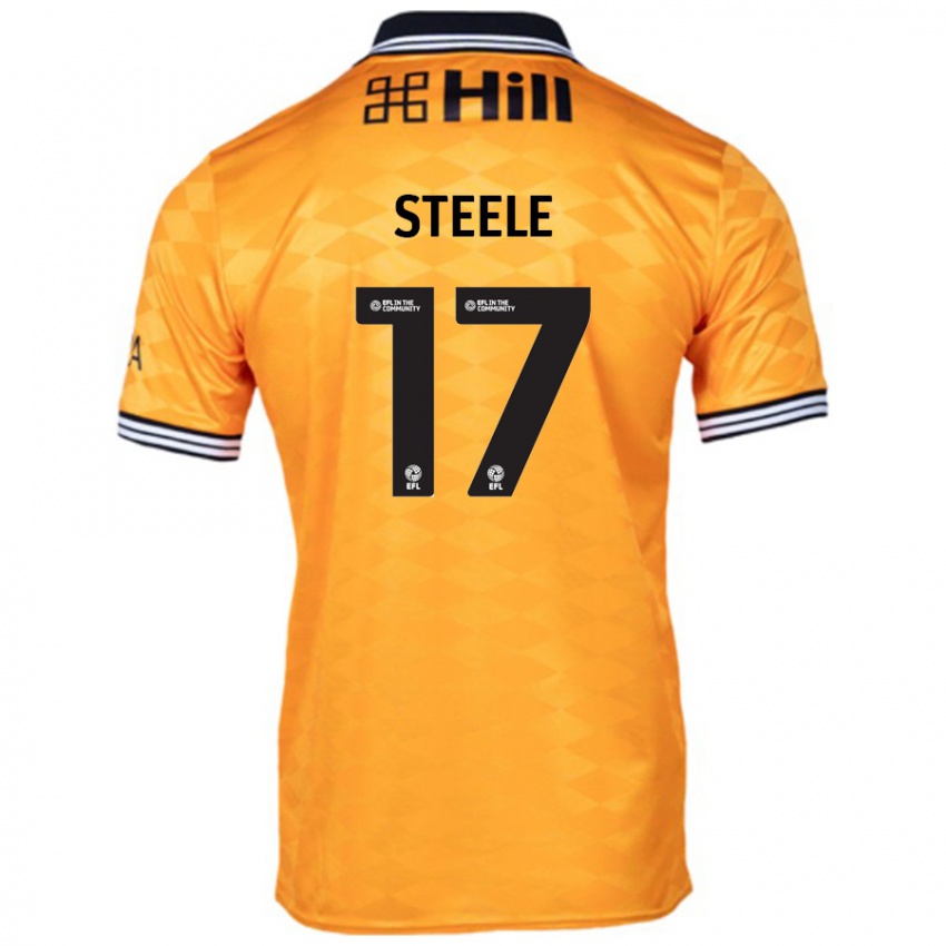 Dětské Fran Steele #17 Pomerančový Domů Hráčské Dresy 2024/25 Dres