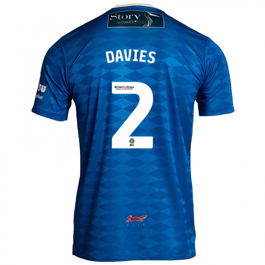 Dětské Archie Davies #2 Modrý Domů Hráčské Dresy 2024/25 Dres