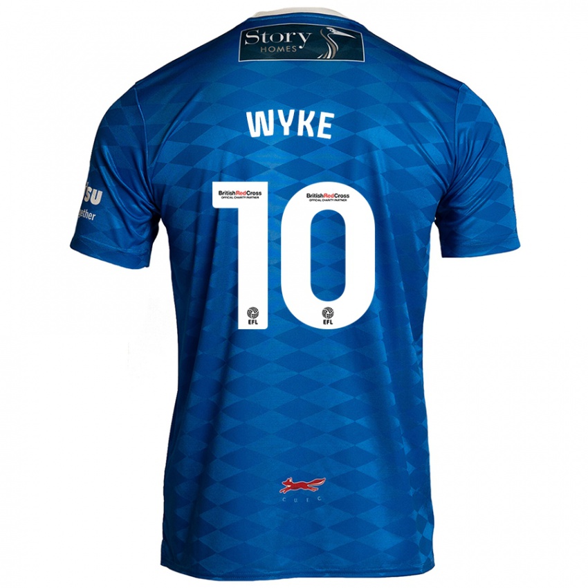 Dětské Charlie Wyke #10 Modrý Domů Hráčské Dresy 2024/25 Dres