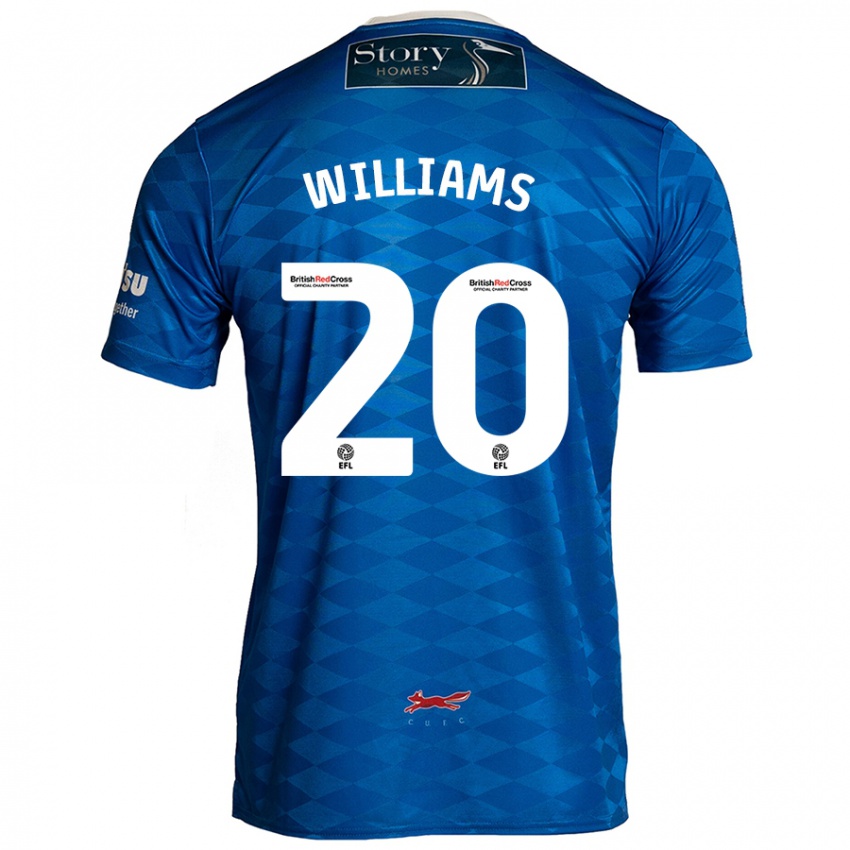 Dětské Ben Williams #20 Modrý Domů Hráčské Dresy 2024/25 Dres