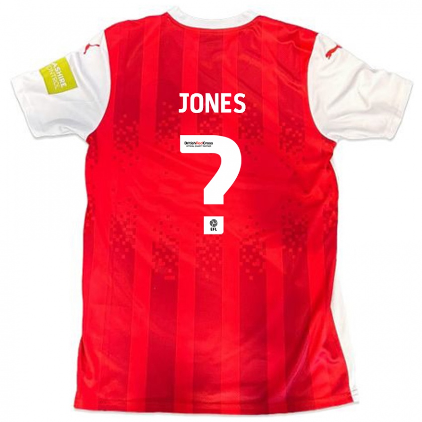 Dětské Billy Jones #0 Červená Bílá Domů Hráčské Dresy 2024/25 Dres