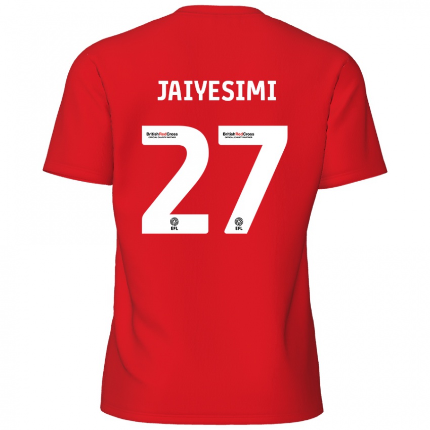 Dětské Diallang Jaiyesimi #27 Červený Domů Hráčské Dresy 2024/25 Dres