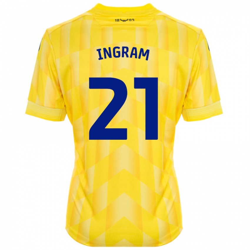 Dětské Matt Ingram #21 Žluť Domů Hráčské Dresy 2024/25 Dres