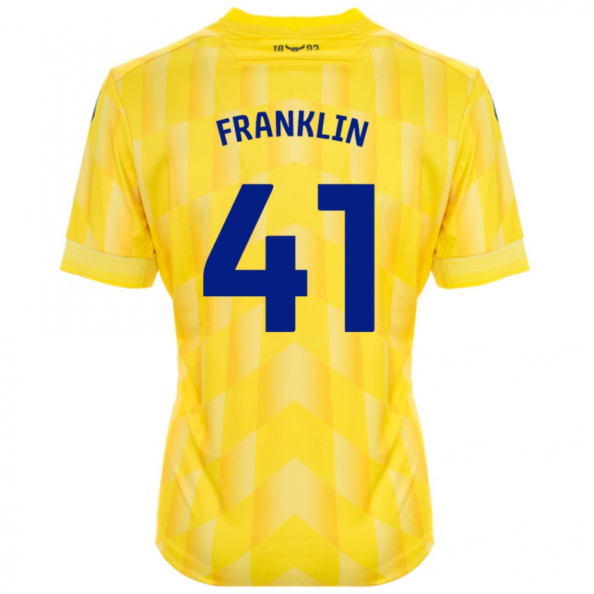 Dětské George Franklin #41 Žluť Domů Hráčské Dresy 2024/25 Dres