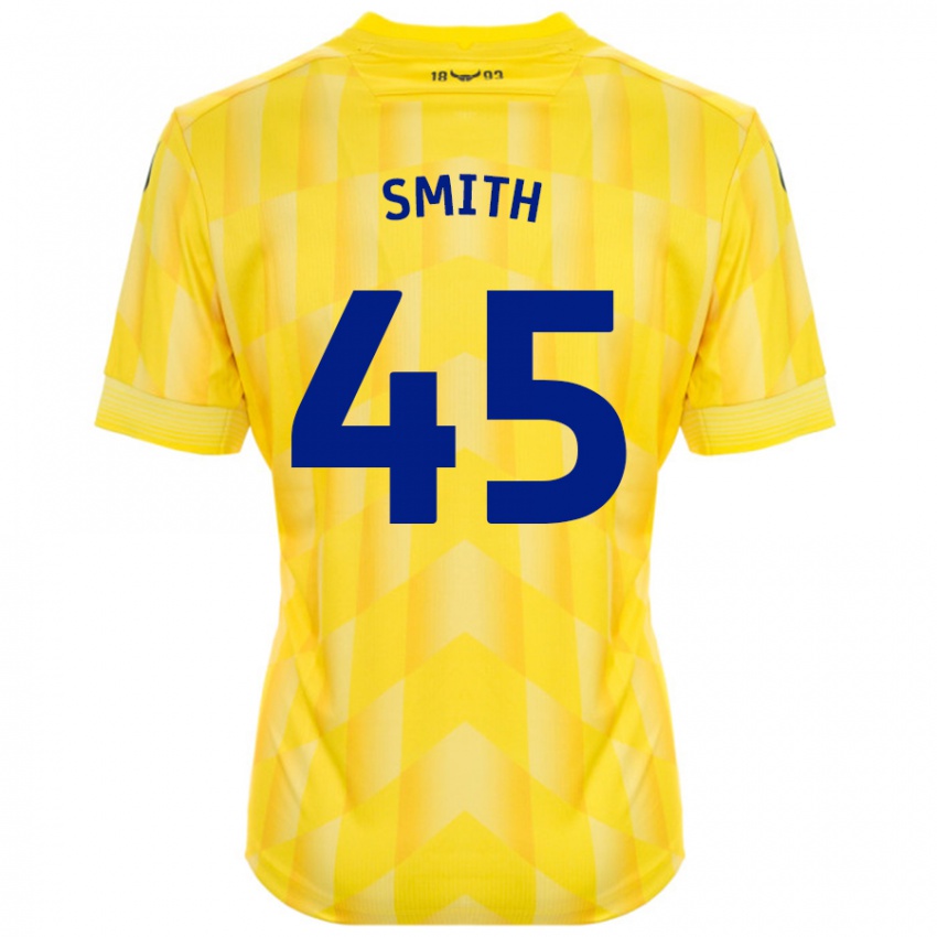 Dětské Max Smith #45 Žluť Domů Hráčské Dresy 2024/25 Dres