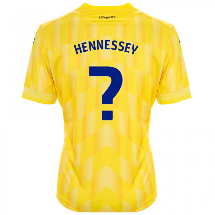 Dětské Laura Hennessey #0 Žluť Domů Hráčské Dresy 2024/25 Dres