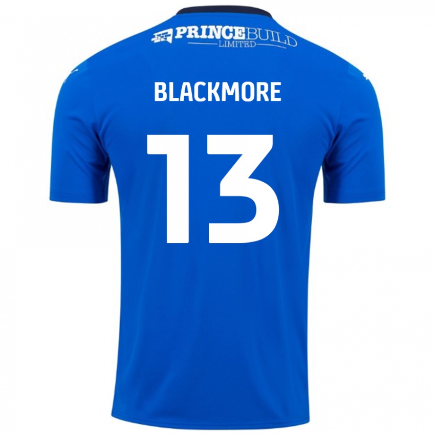 Dětské Will Blackmore #13 Modrá Bílá Domů Hráčské Dresy 2024/25 Dres