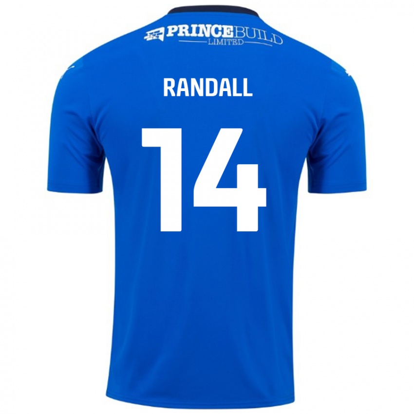 Dětské Joel Randall #14 Modrá Bílá Domů Hráčské Dresy 2024/25 Dres