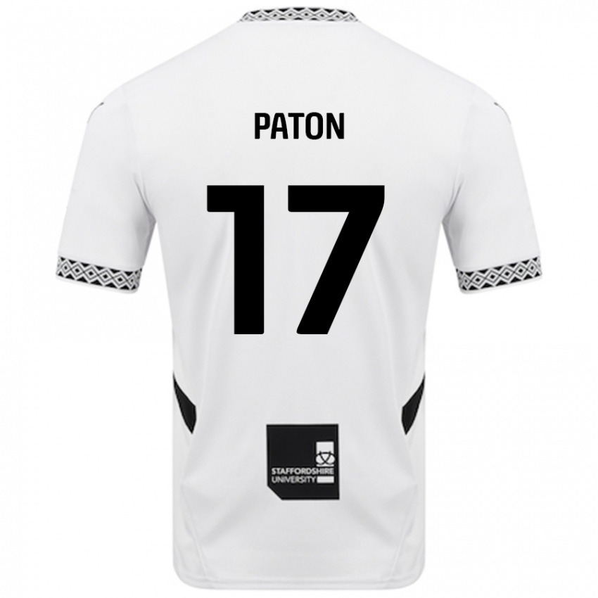 Dětské Ruari Paton #17 Bílý Domů Hráčské Dresy 2024/25 Dres