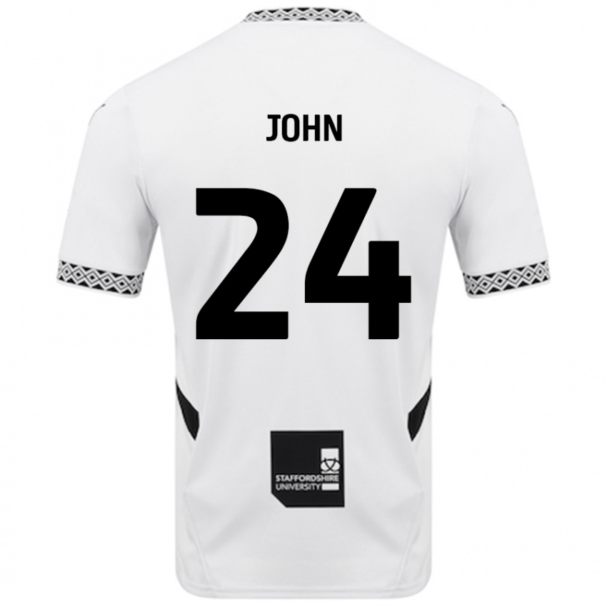 Dětské Kyle John #24 Bílý Domů Hráčské Dresy 2024/25 Dres