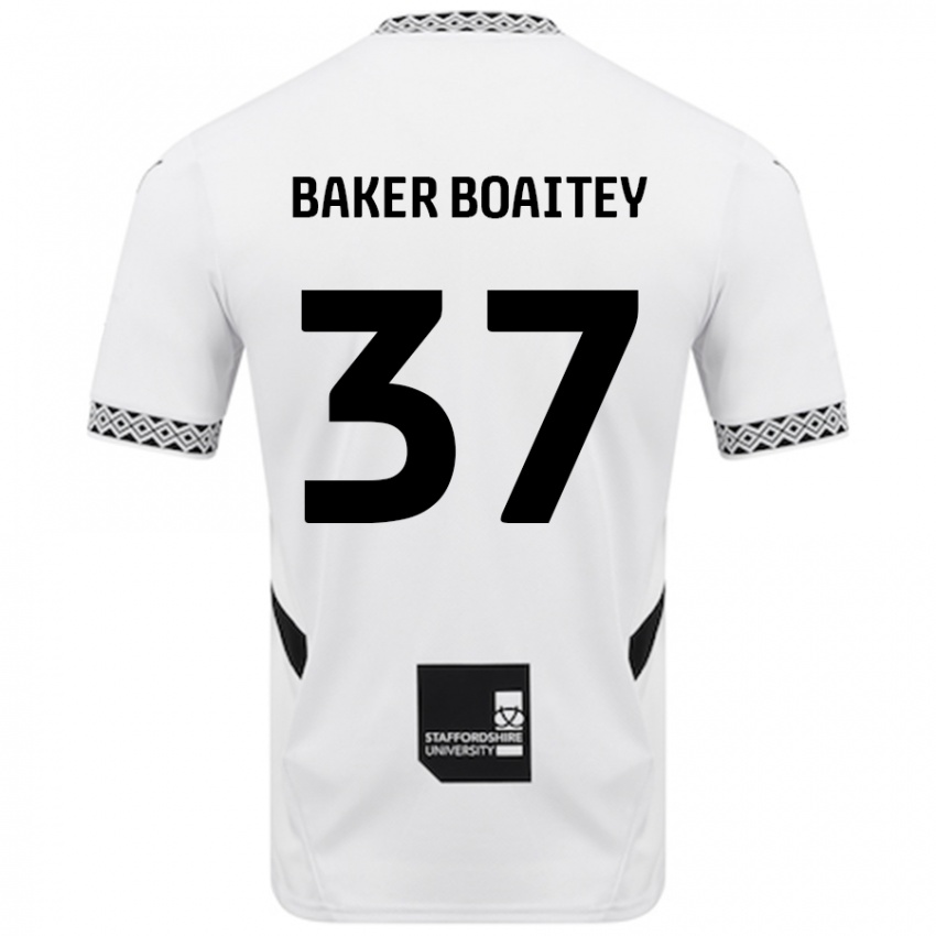 Dětské Benicio Baker-Boaitey #37 Bílý Domů Hráčské Dresy 2024/25 Dres