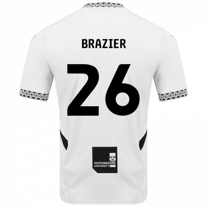 Dětské Liam Brazier #26 Bílý Domů Hráčské Dresy 2024/25 Dres