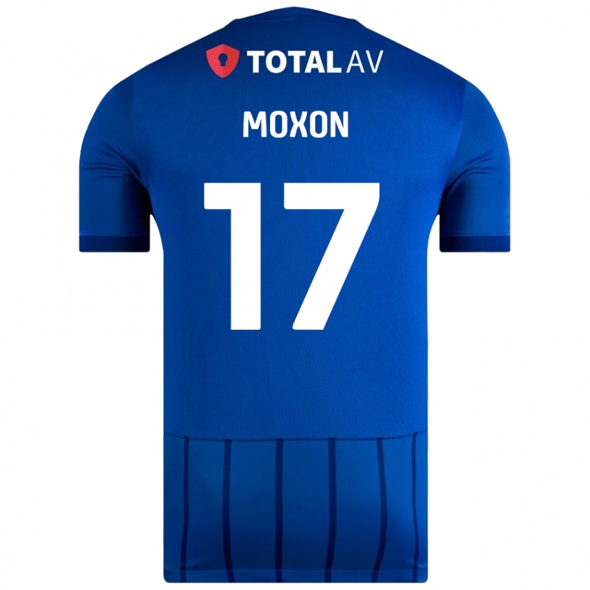 Dětské Owen Moxon #17 Modrý Domů Hráčské Dresy 2024/25 Dres