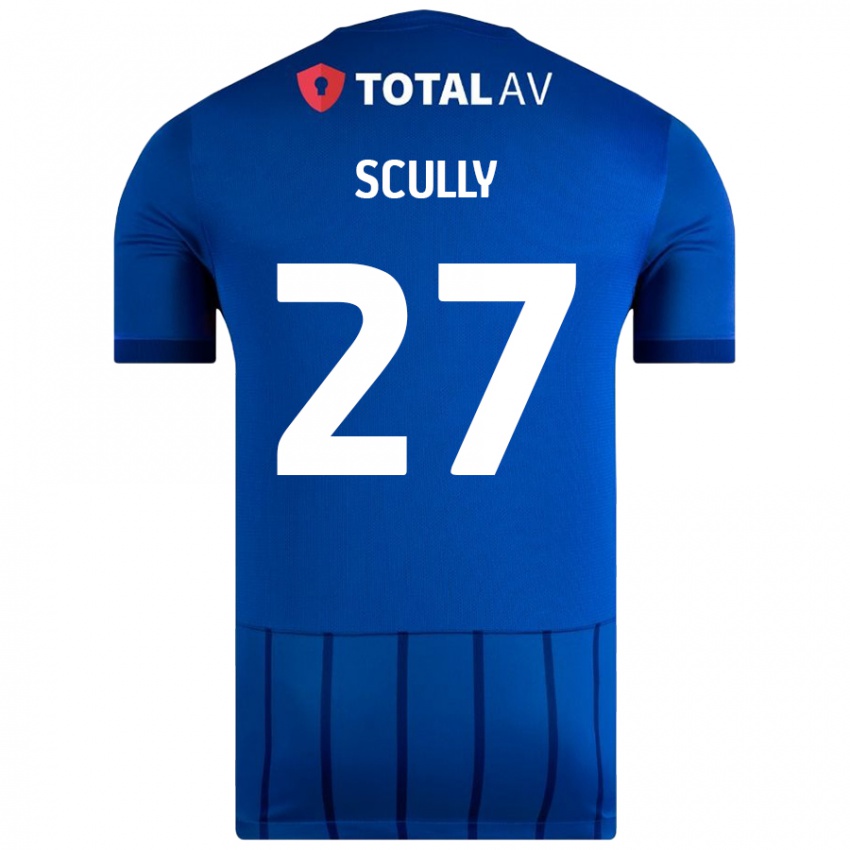 Dětské Anthony Scully #27 Modrý Domů Hráčské Dresy 2024/25 Dres