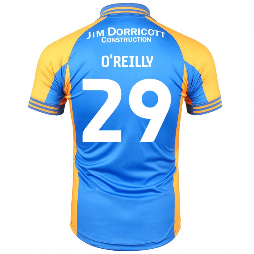 Dětské Tommi O'reilly #29 Modrá Jantarová Domů Hráčské Dresy 2024/25 Dres