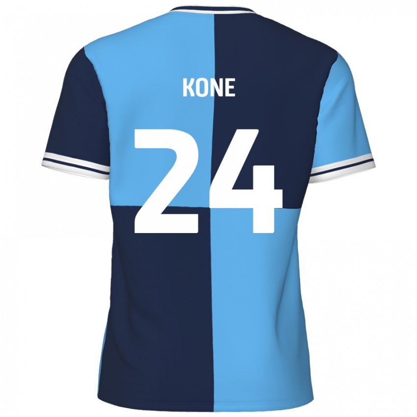 Dětské Richard Kone #24 Nebeská Modrá Tmavě Modrá Domů Hráčské Dresy 2024/25 Dres