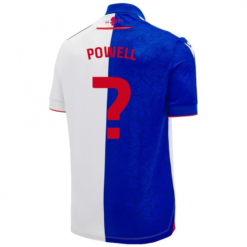 Dětské Brandon Powell #0 Nebesky Modrá Bílá Domů Hráčské Dresy 2024/25 Dres