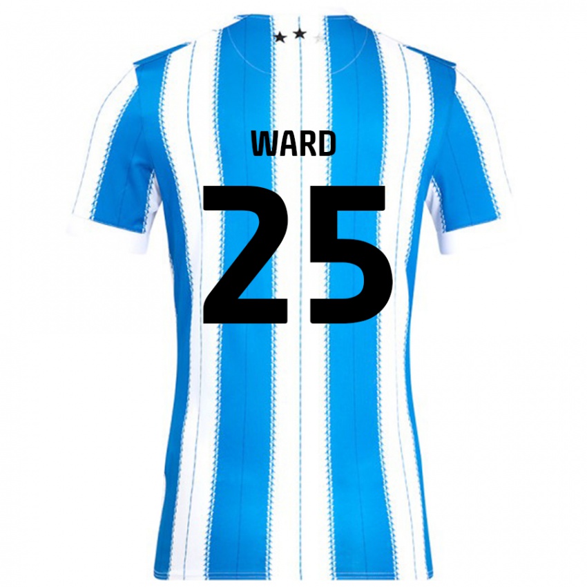 Dětské Danny Ward #25 Modrá Bílá Domů Hráčské Dresy 2024/25 Dres