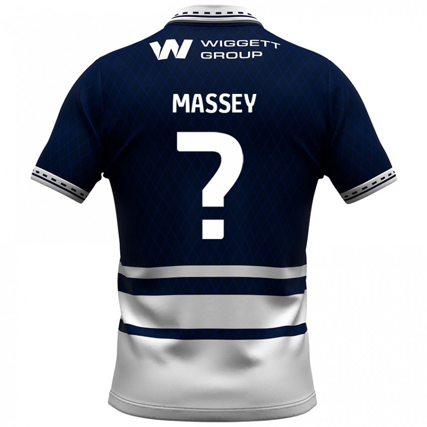 Dětské Alfie Massey #0 Námořnická Modrá Bílá Domů Hráčské Dresy 2024/25 Dres