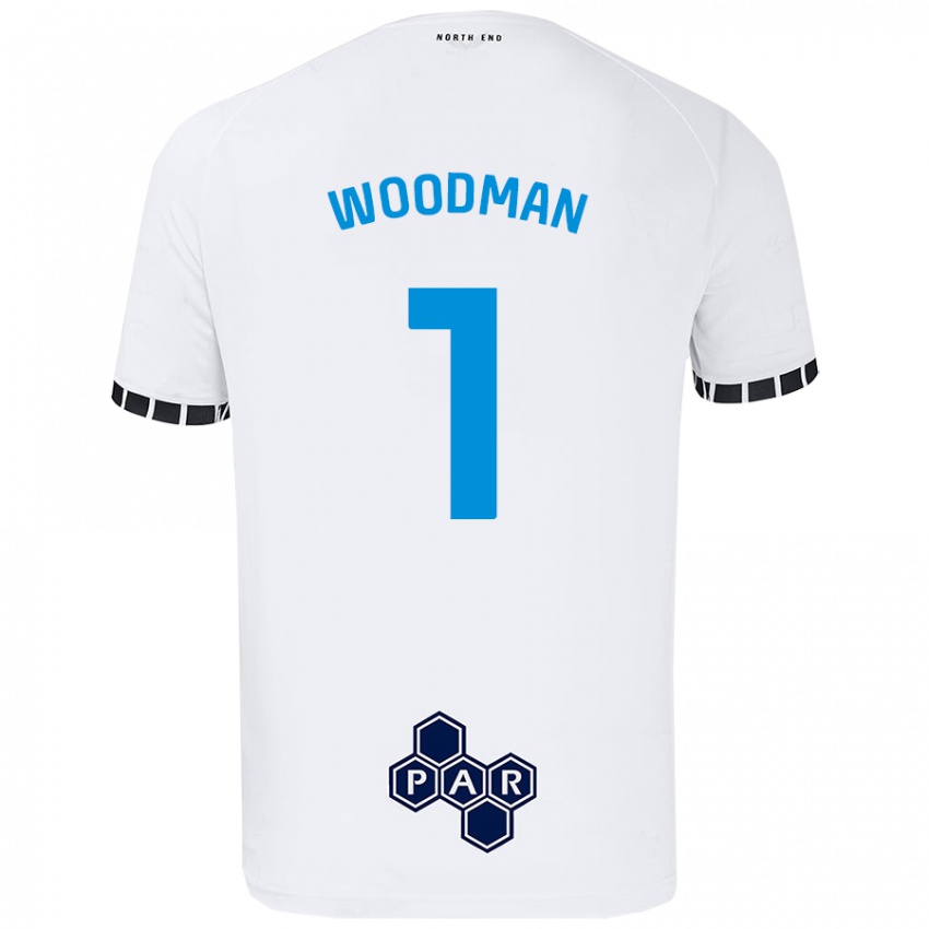 Dětské Freddie Woodman #1 Bílý Domů Hráčské Dresy 2024/25 Dres