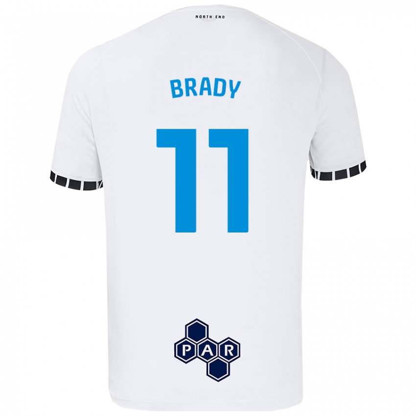 Dětské Robbie Brady #11 Bílý Domů Hráčské Dresy 2024/25 Dres