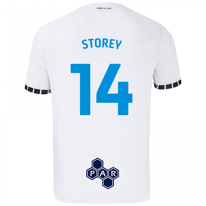 Dětské Jordan Storey #14 Bílý Domů Hráčské Dresy 2024/25 Dres