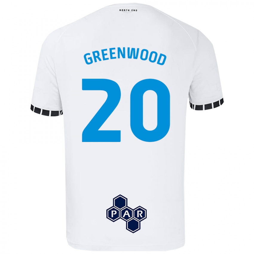 Dětské Sam Greenwood #20 Bílý Domů Hráčské Dresy 2024/25 Dres