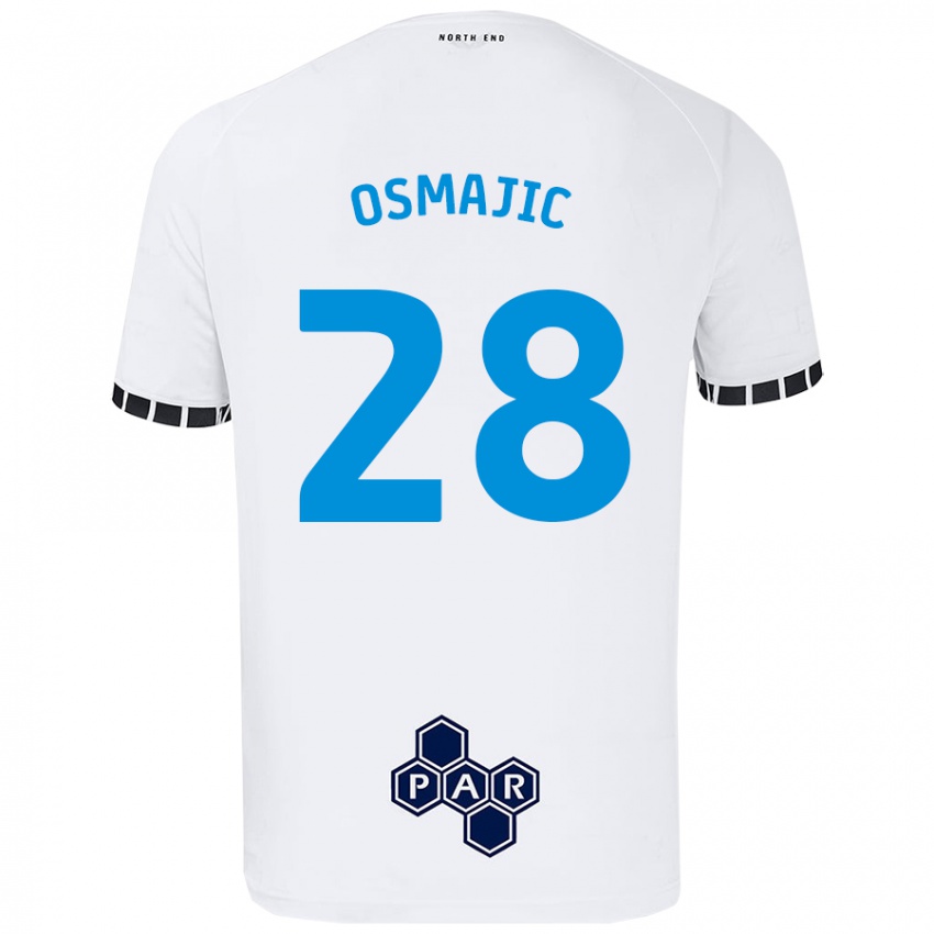 Dětské Milutin Osmajic #28 Bílý Domů Hráčské Dresy 2024/25 Dres