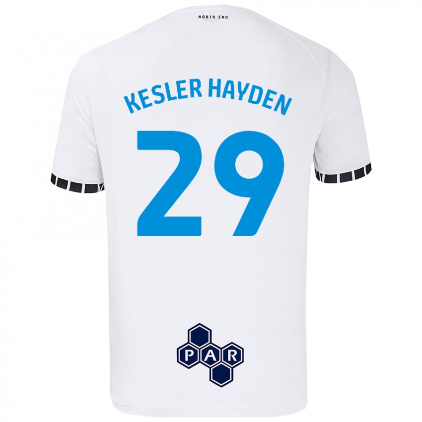 Dětské Kaine Kesler-Hayden #29 Bílý Domů Hráčské Dresy 2024/25 Dres