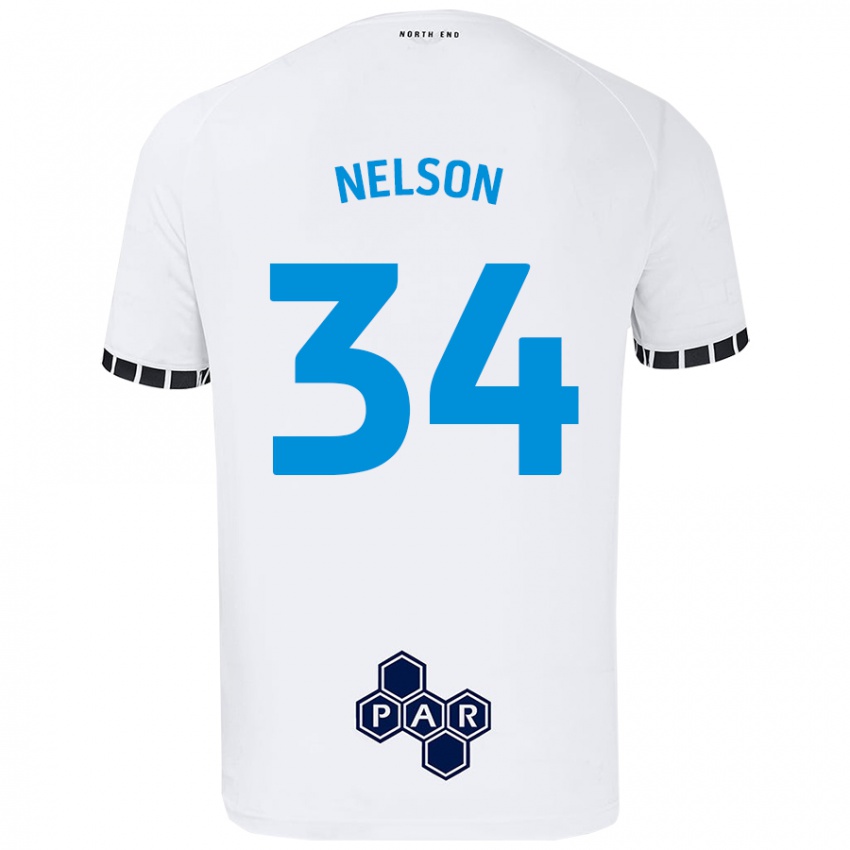 Dětské Kitt Nelson #34 Bílý Domů Hráčské Dresy 2024/25 Dres