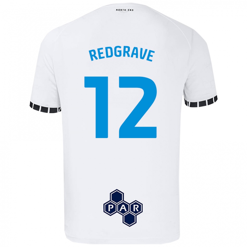 Dětské Jodie Redgrave #12 Bílý Domů Hráčské Dresy 2024/25 Dres