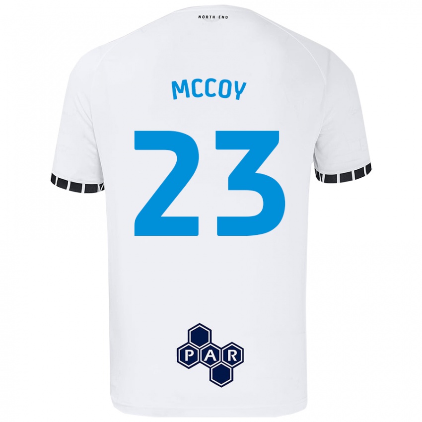 Dětské Faye Mccoy #23 Bílý Domů Hráčské Dresy 2024/25 Dres