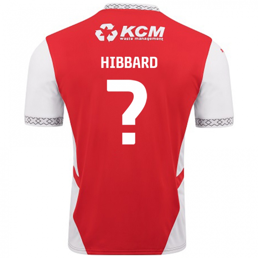 Dětské Zac Hibbard #0 Červená Bílá Domů Hráčské Dresy 2024/25 Dres