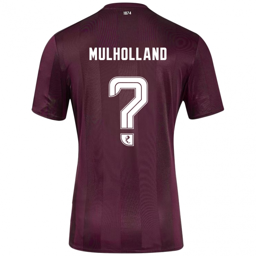 Dětské James Mulholland #0 Burgundské Domů Hráčské Dresy 2024/25 Dres