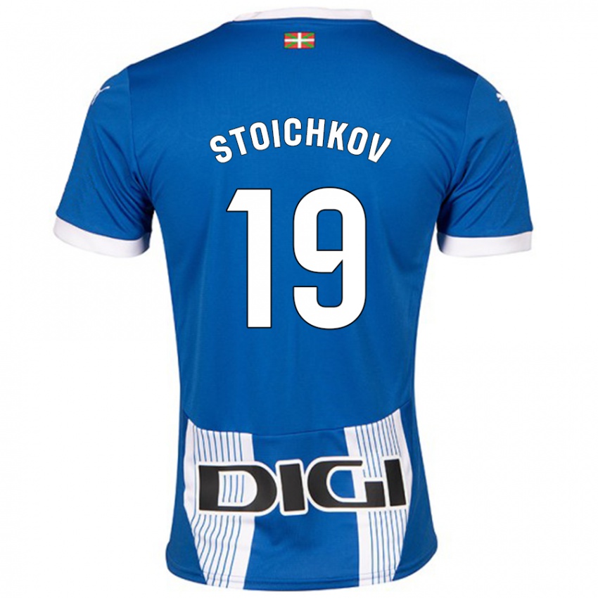 Dětské Stoichkov #19 Modrý Domů Hráčské Dresy 2024/25 Dres