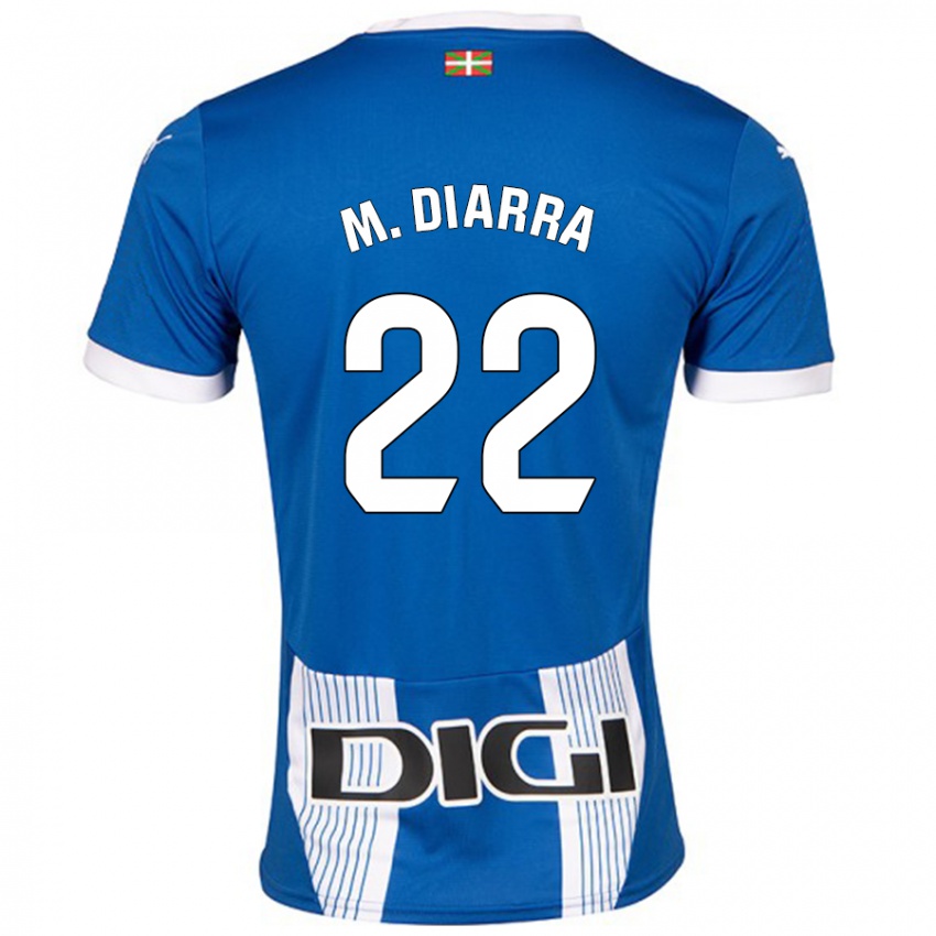 Dětské Moussa Diarra #22 Modrý Domů Hráčské Dresy 2024/25 Dres