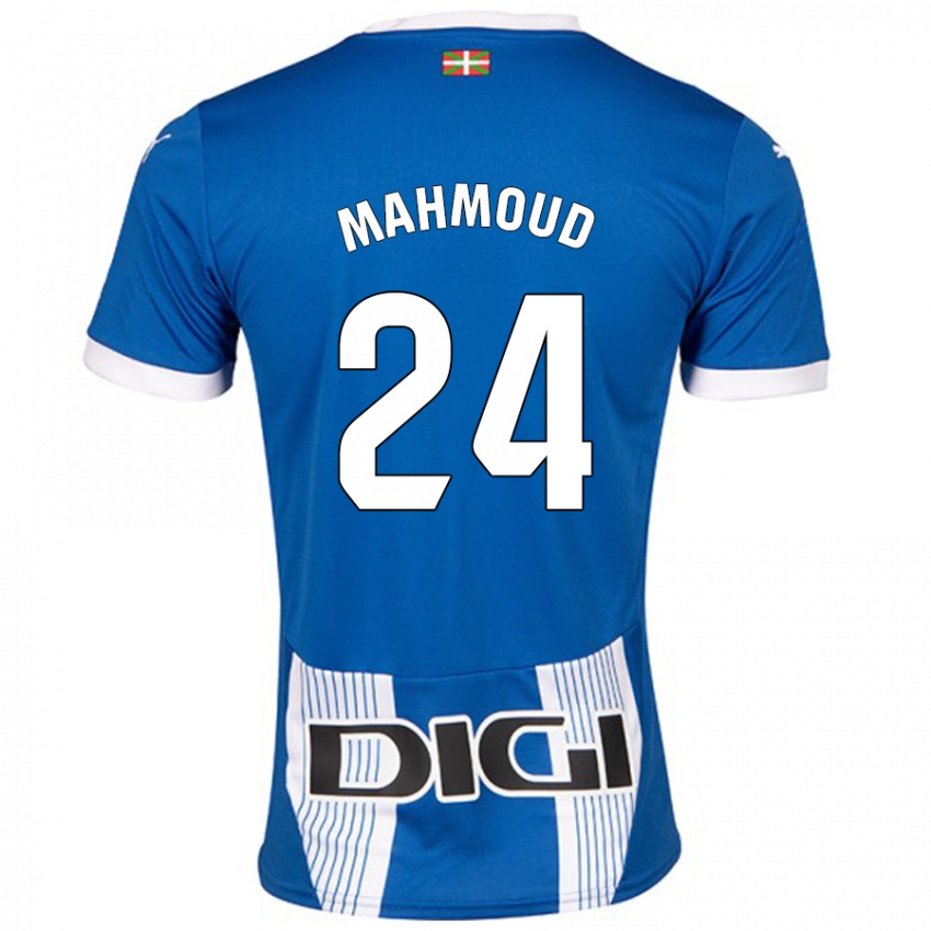 Dětské Abdallahi Mahmoud #24 Modrý Domů Hráčské Dresy 2024/25 Dres